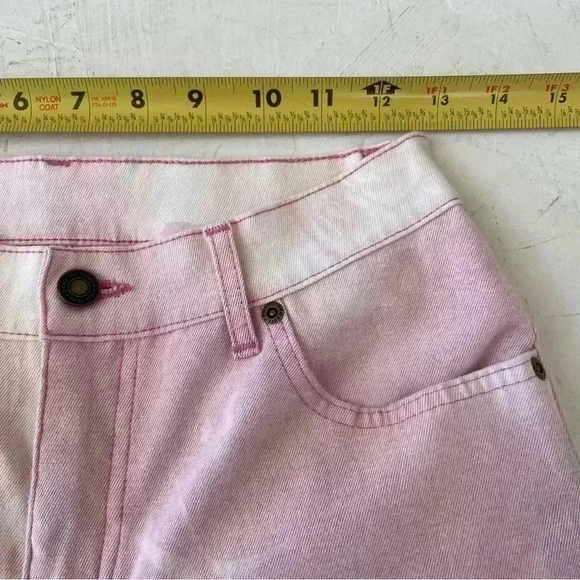 Vintage Jeanology Newport News Jeans Artsy Ombre Multicolor Vintage Y2K Size 6 - Picture 5 of 12